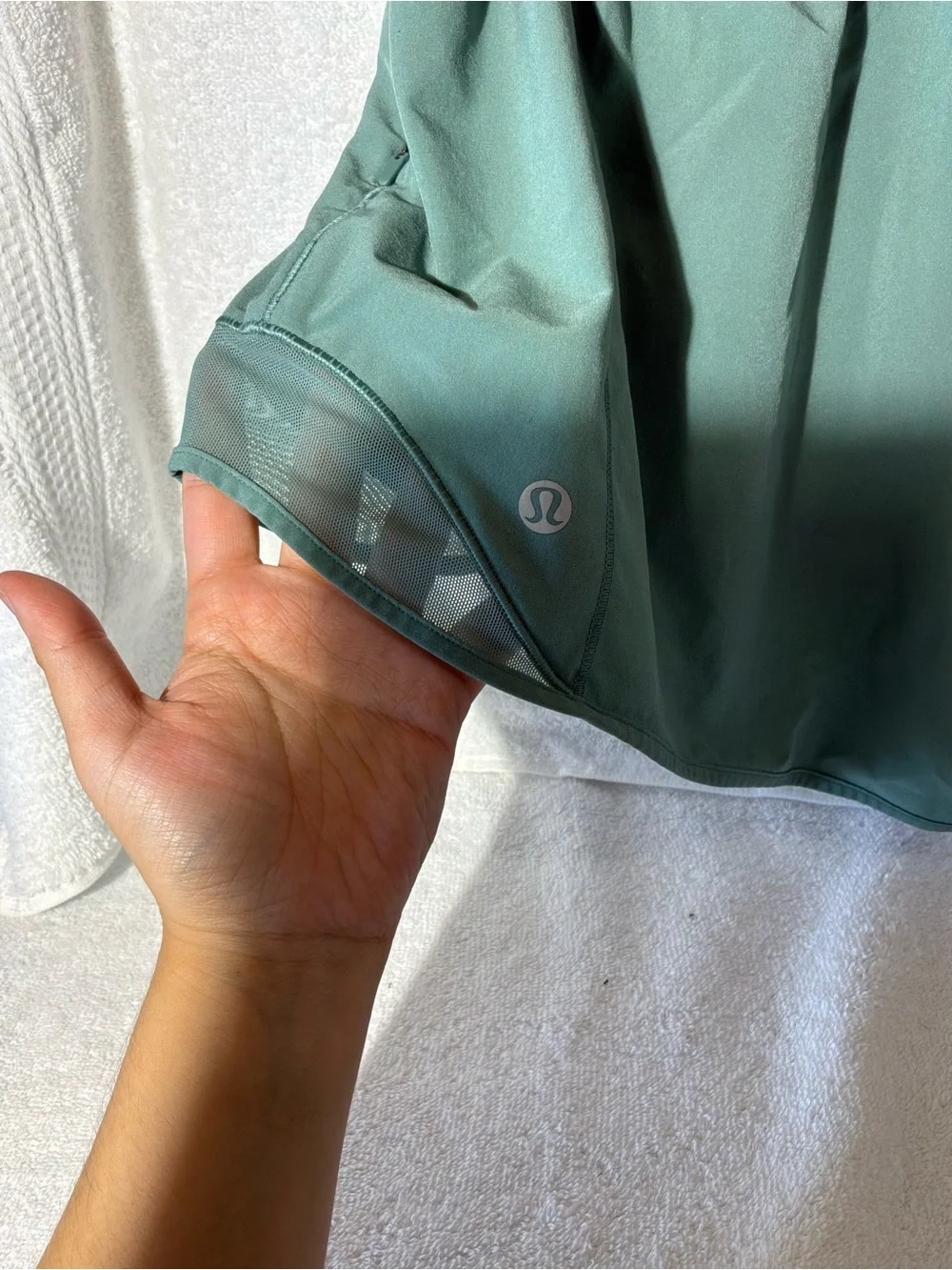lululemon athletica Sage Green Athletic Shorts